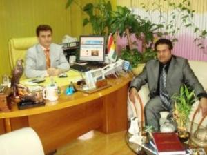 عبد الباسط حمو  في مكتب سما